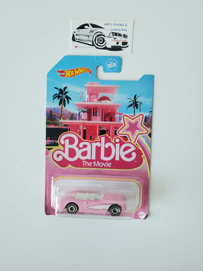 2023 Hot Wheels Barbie 1956 Corvette - Damaged Card
