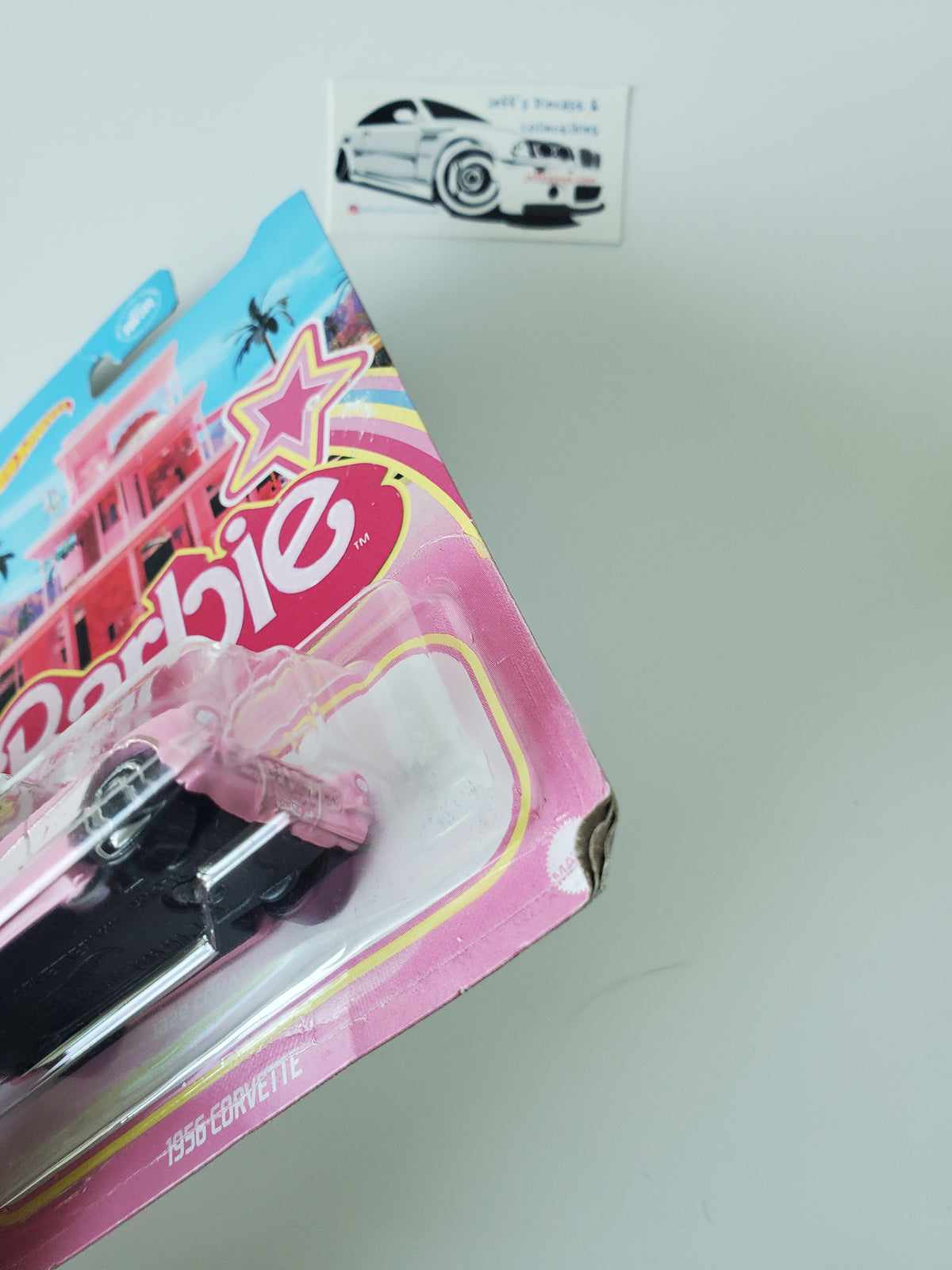 2023 Hot Wheels Barbie 1956 Corvette - Damaged Card