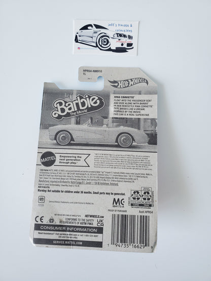 2023 Hot Wheels Barbie 1956 Corvette - Damaged Card