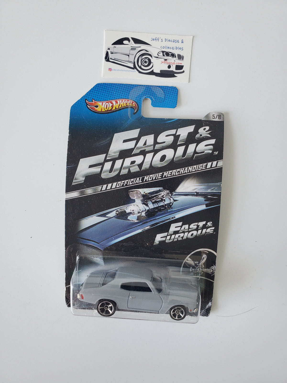 2012 Hot Wheels Fast and Furious '70 Chevelle SS - Damaged Card