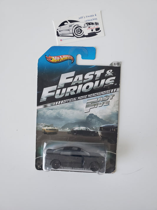 2012 Hot Wheels Fast and Furious '11 Dodge Charger - Damaged Card