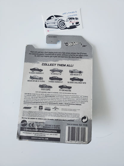 2012 Hot Wheels Fast and Furious '11 Dodge Charger - Damaged Card