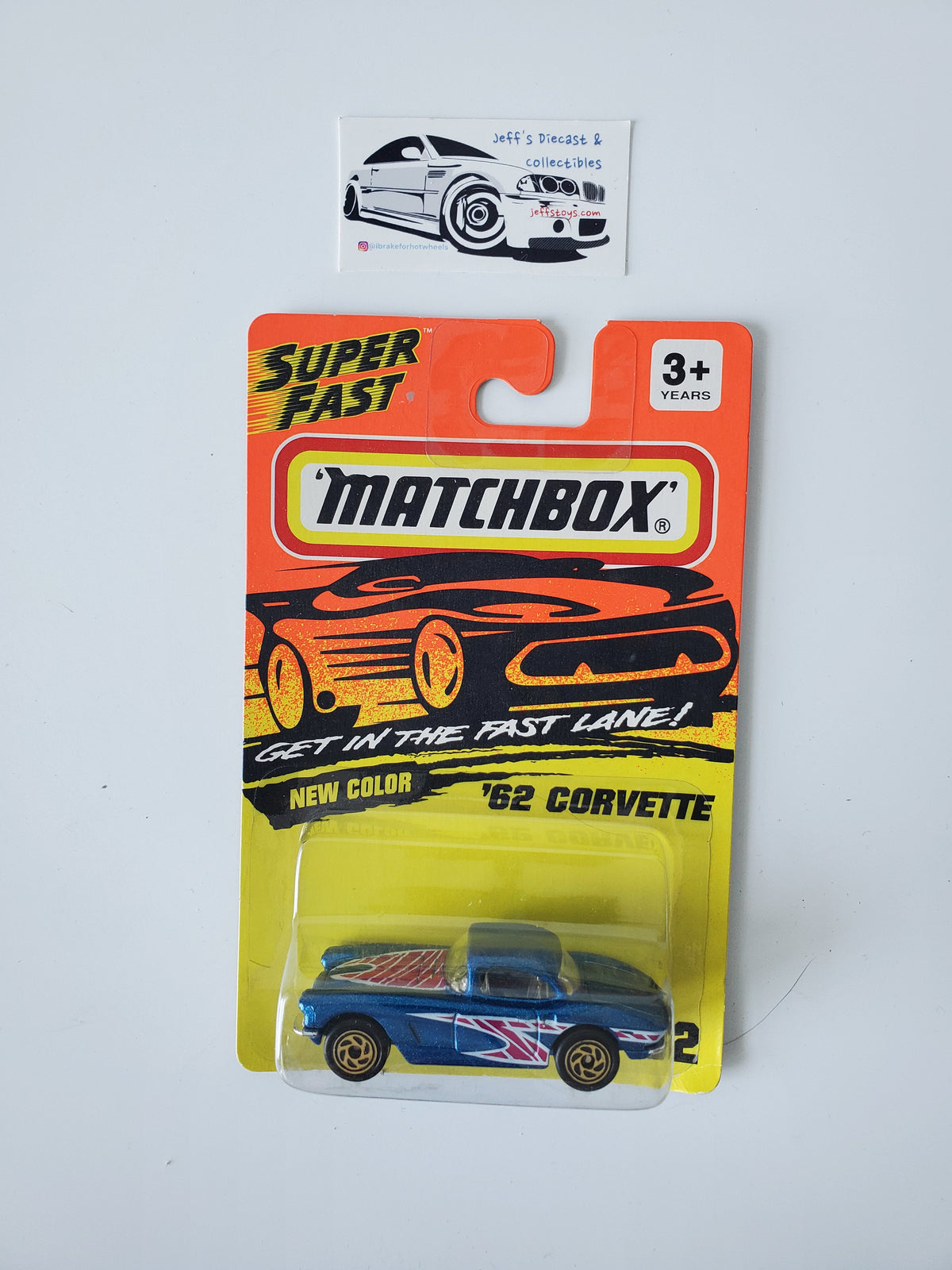 1993 Matchbox Superfast '62 Corvette #32