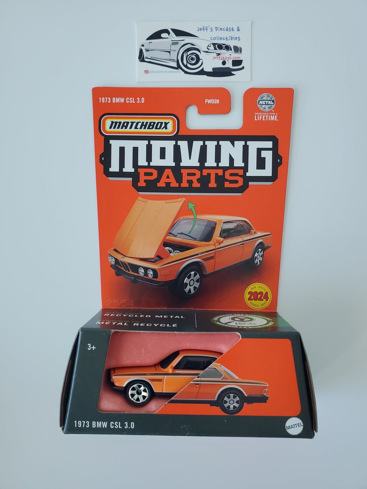 2024 Matchbox Moving Parts 1973 BMW CSL 3.0