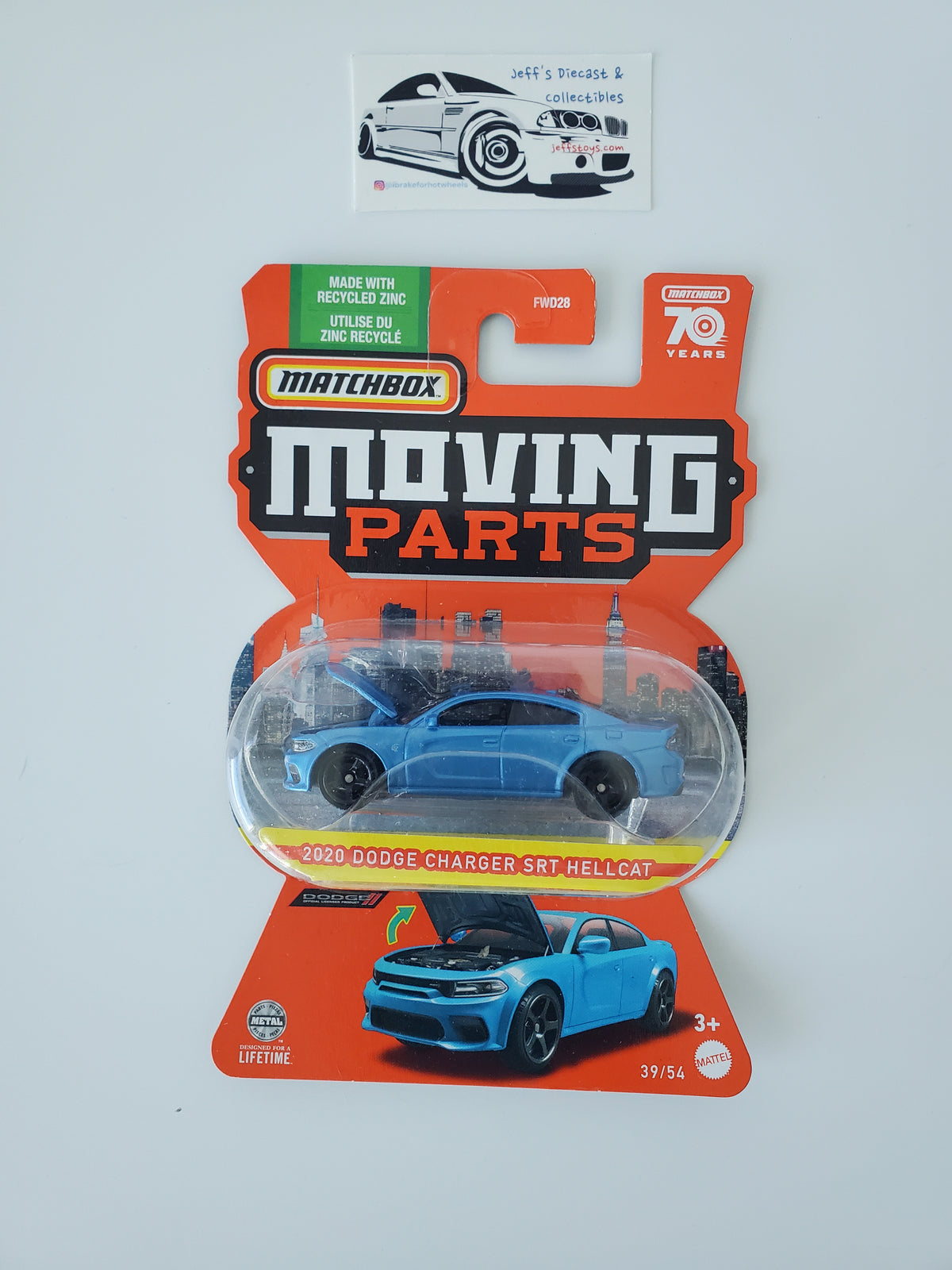 2023 Matchbox Moving Parts 2020 Dodge Charger SRT Hellcat