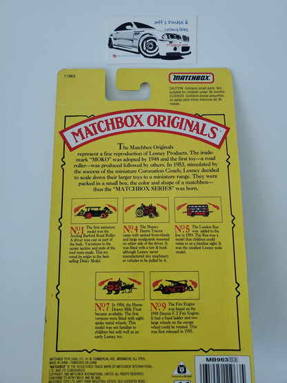 1992 Matchbox Originals No 7 Horse Drawn Milk