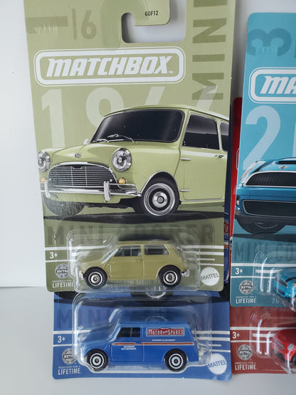 2023 Matchbox Mini Cooper Set Complete Six Cars