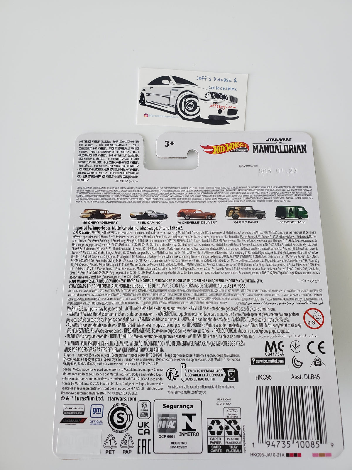 2022 Hot Wheels Star Wars Mandalorian '71 El Camino