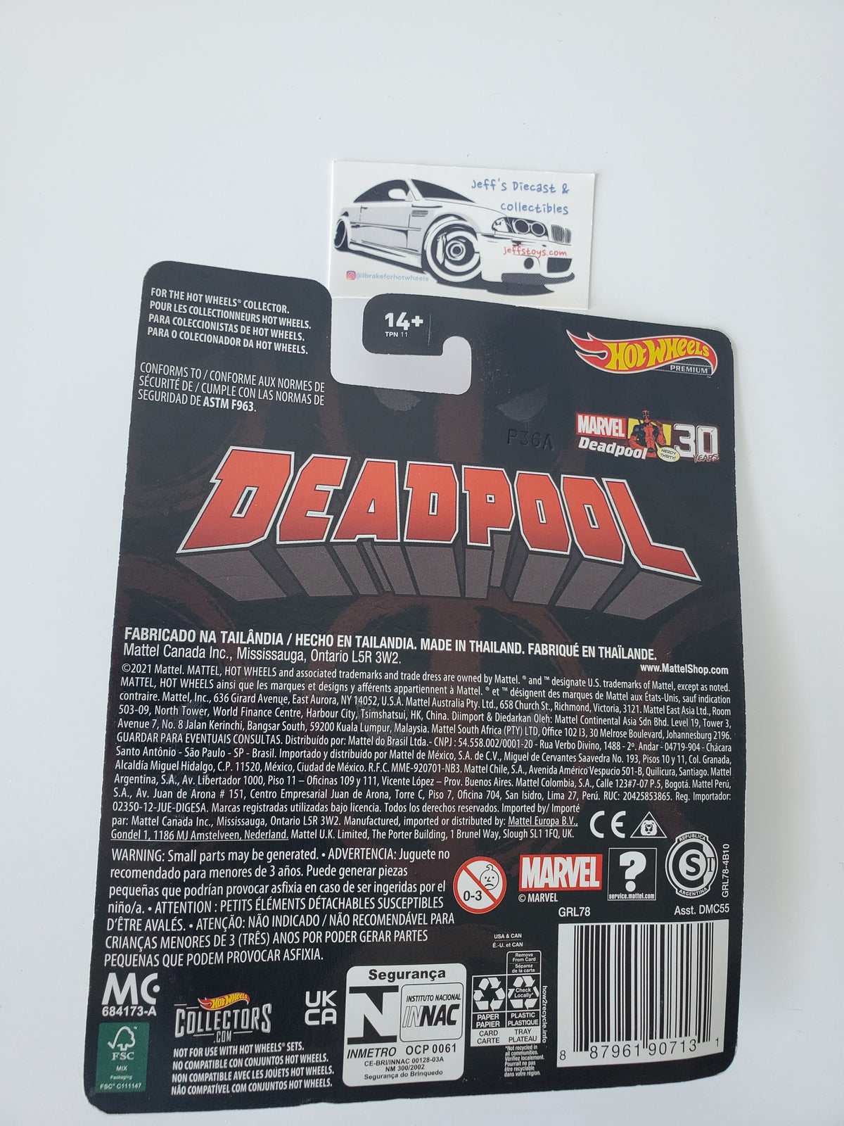 2021 Hot Wheels Deadpool Scooter
