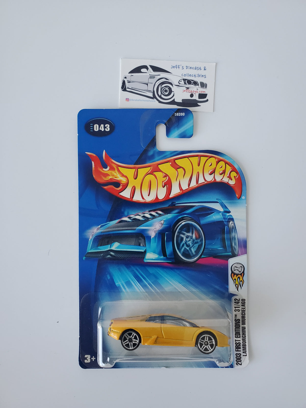 2003 Hot Wheels Lamborghini Murcielago #43 First Edition
