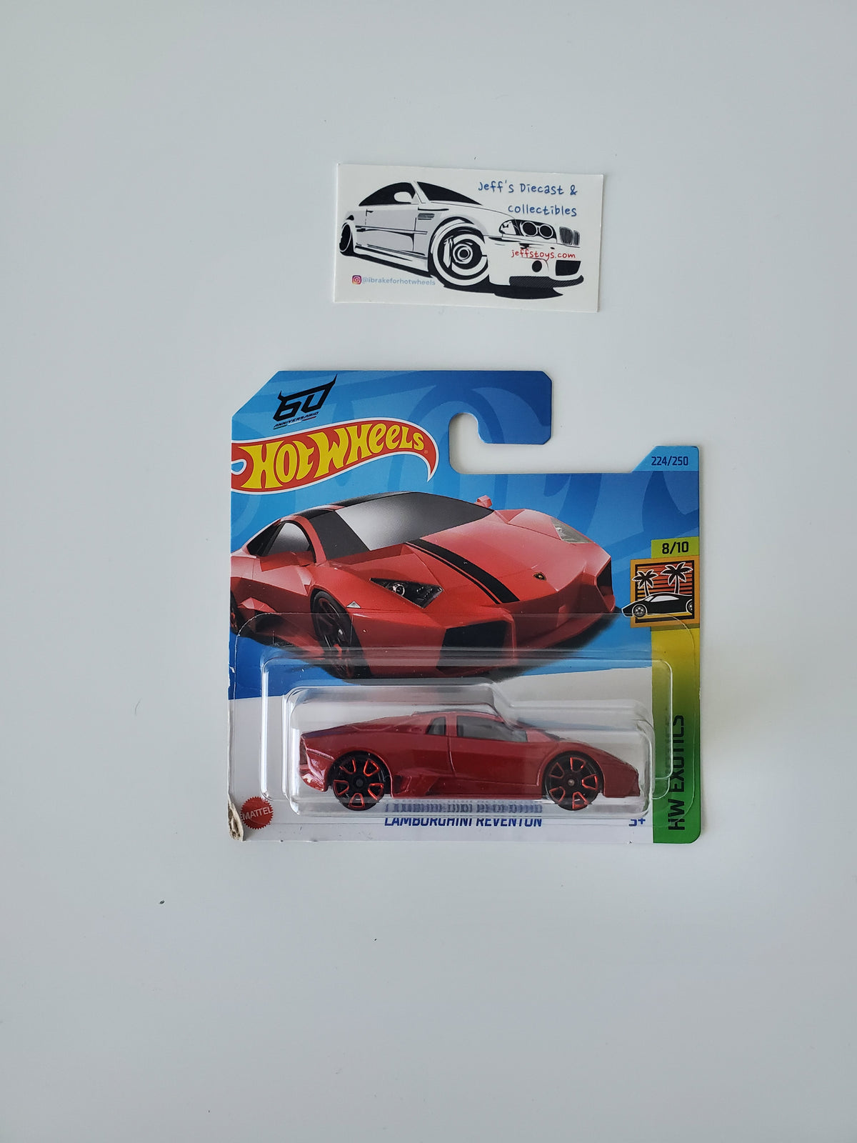 2023 Hot Wheels Lamborghini Reventon #224 Short Card
