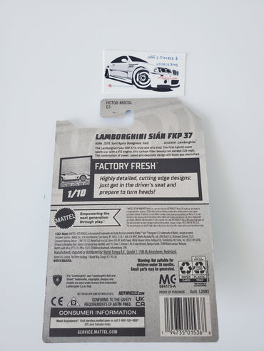 2022 Hot Wheels Lamborghini Sian FKP 37 #85