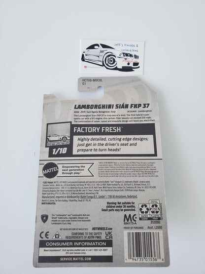 2022 Hot Wheels Lamborghini Sian FKP 37 #85