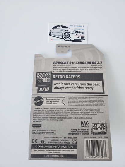 2023 Hot Wheels Porsche 911 Carrera RS 2.7 #125