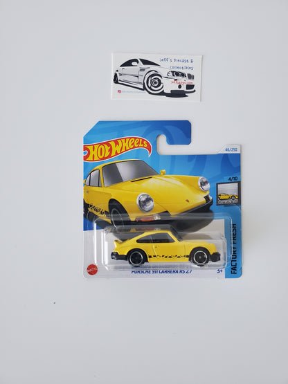 2024 Hot Wheels Porsche 911 Carrera RS 2.7 #46 Short Card