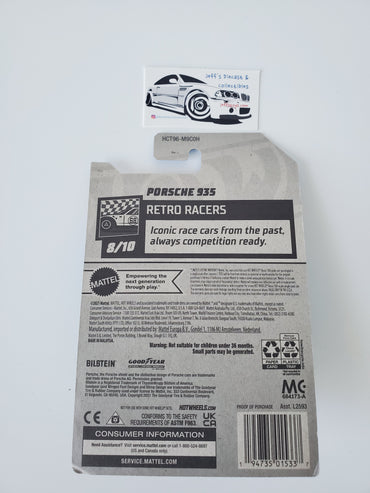 2022 Hot Wheels Porsche 935 #132