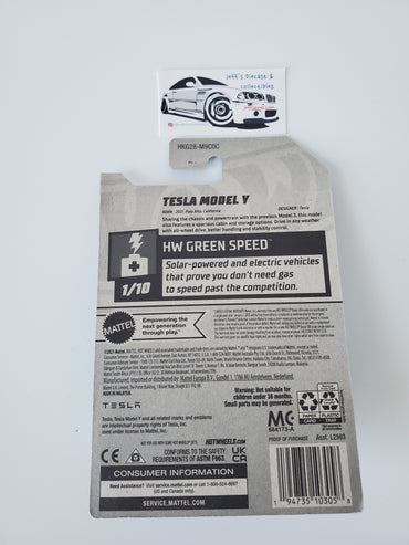 2023 Hot Wheels Tesla Model Y #37 White