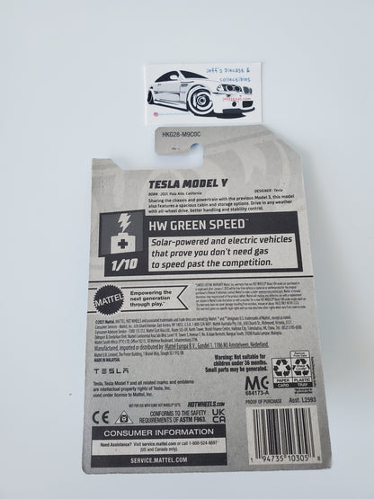 2023 Hot Wheels Tesla Model Y #37 White