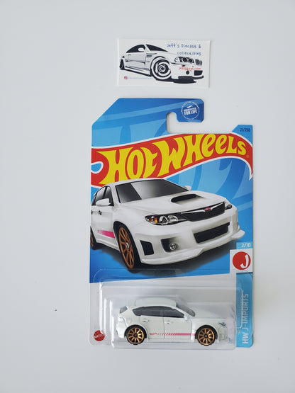 2023 Hot Wheels Subaru WRX STI #21 White
