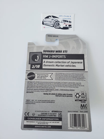 2023 Hot Wheels Subaru WRX STI #21 White