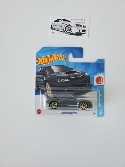 2023 Hot Wheels Subaru WRX STI #21 Gray Short Card