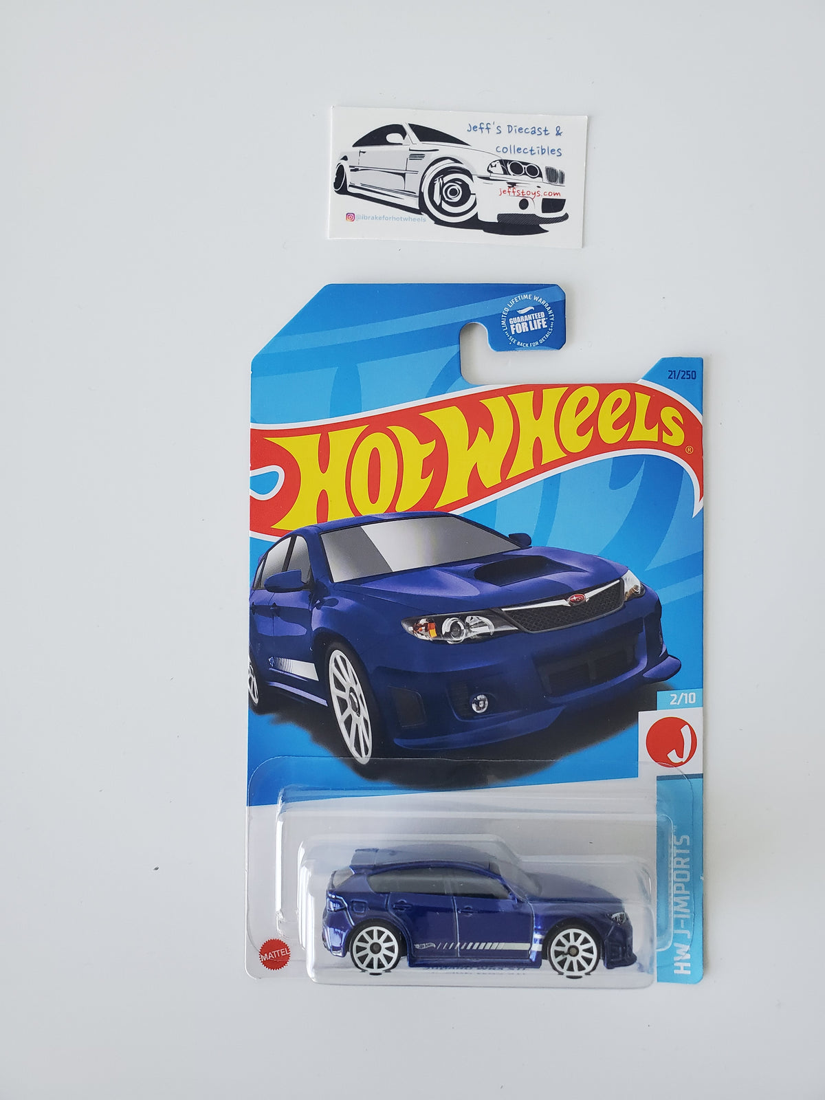 2023 Hot Wheels Subaru WRX STI #21 Blue