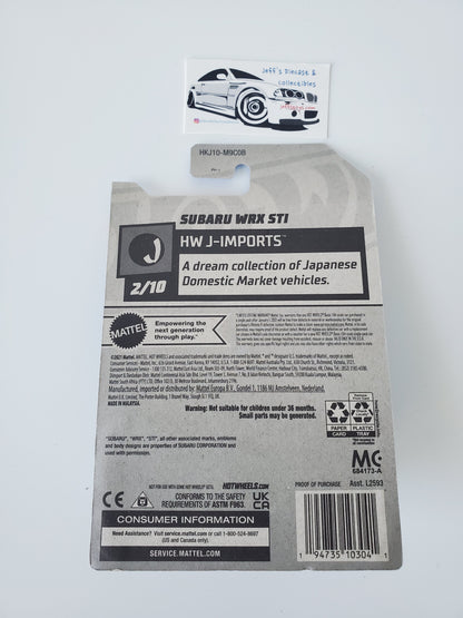 2023 Hot Wheels Subaru WRX STI #21 Blue