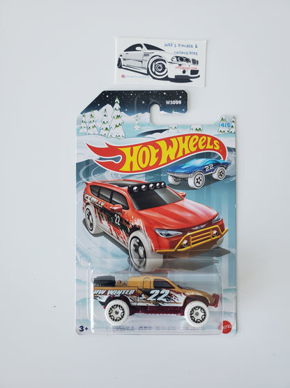 2022 Hot Wheels Toyota Off Road Truck Holiday Edition