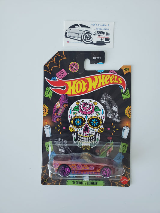 2021 Hot Wheels '14 Corvette Stingray Day of The Dead