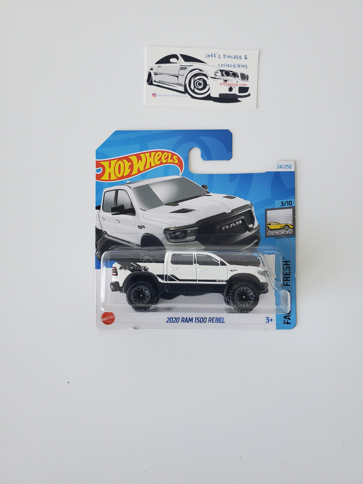 2024 Hot Wheels 2020 Ram 1500 Rebel #24 Short Card
