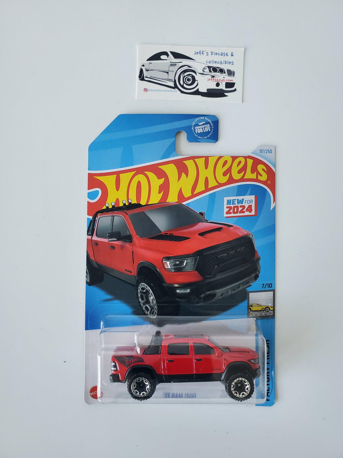 2024 Hot Wheels '23 Ram 1500 #97 Red