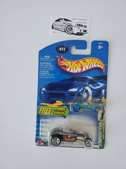 2003 Hot Wheels Deuce Roadster #77 Atomix Vehicle