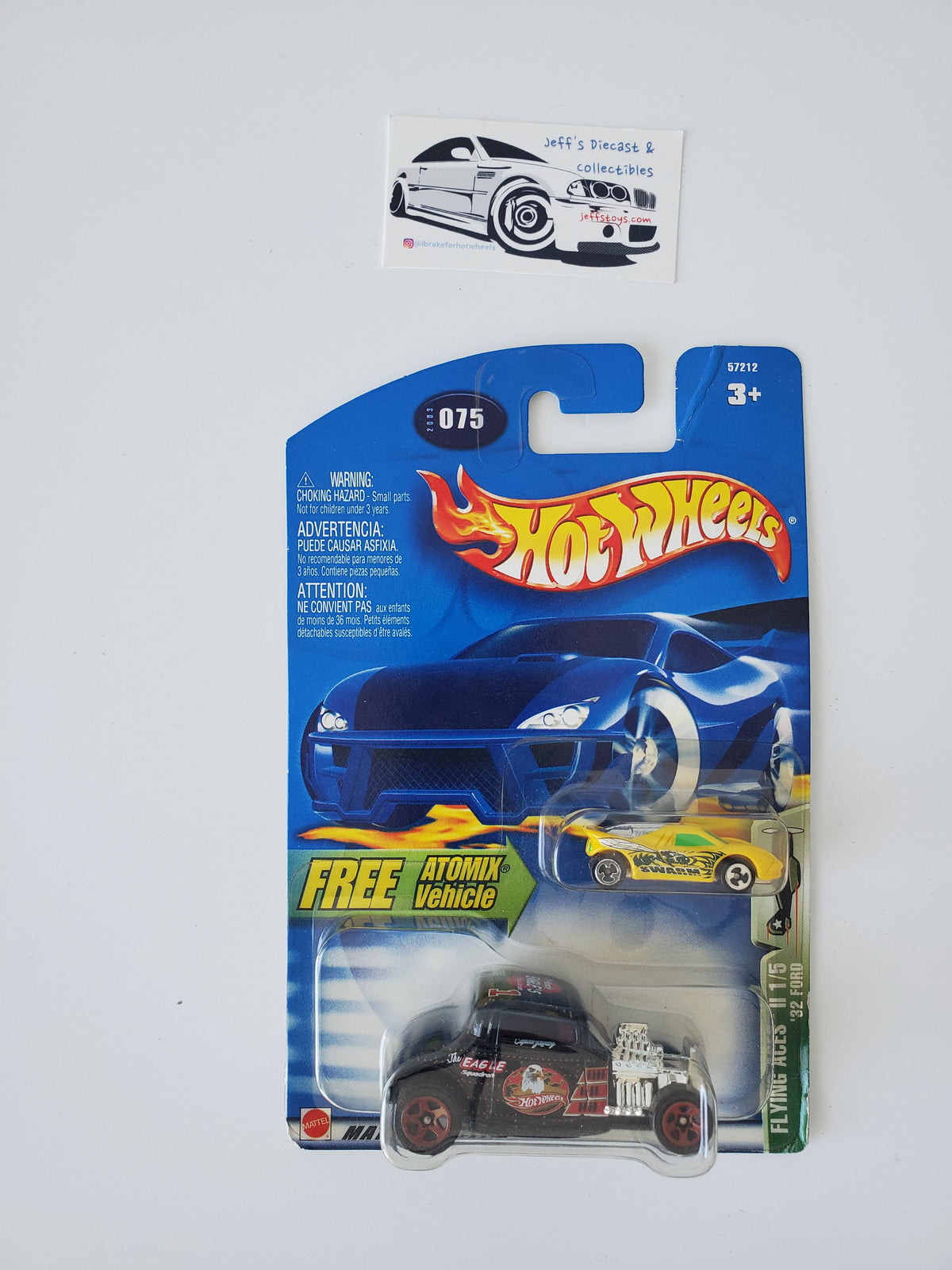 2003 Hot Wheels '32 Ford #75 Atomix Vehicle