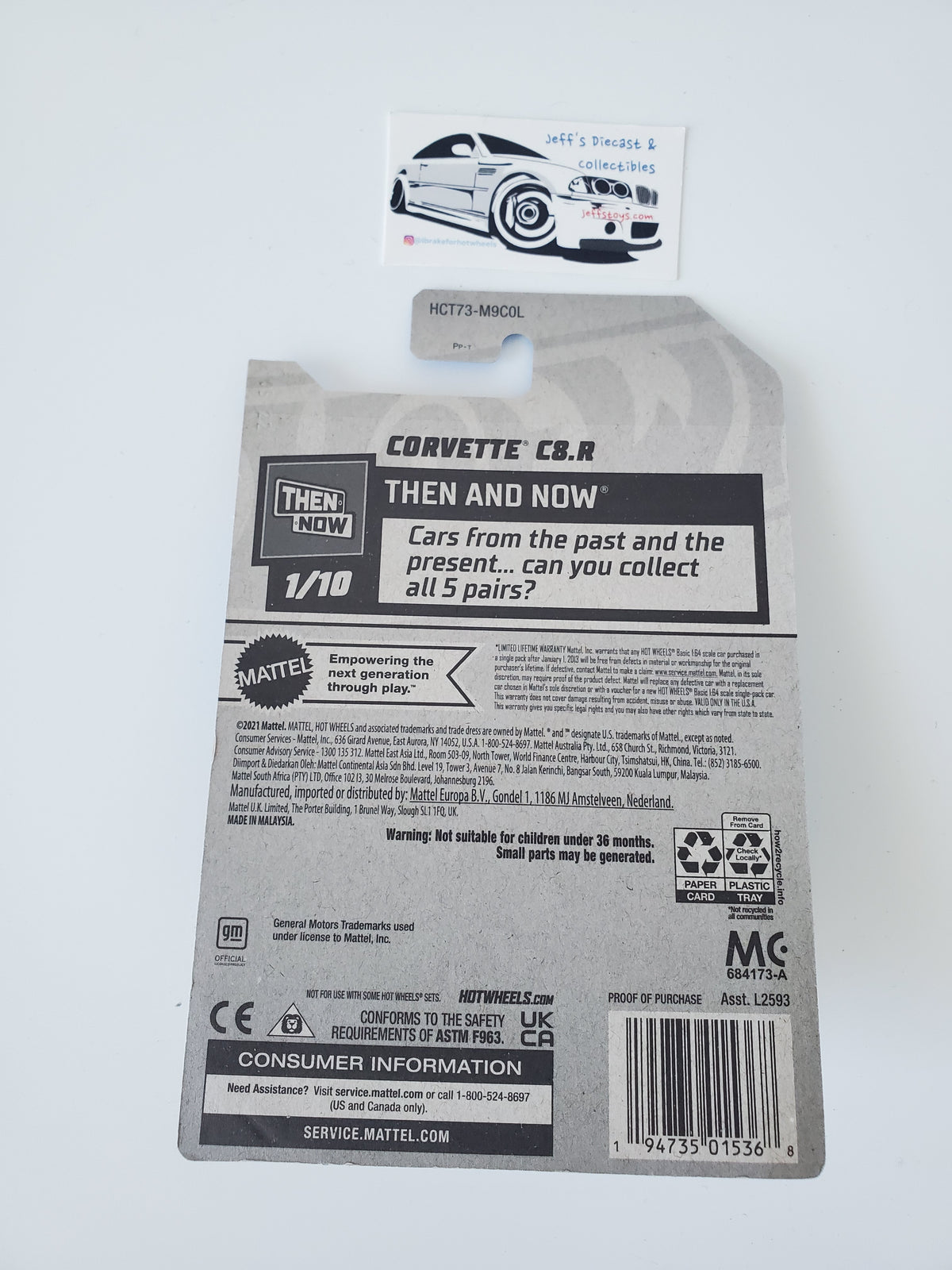 2022 Hot Wheels Corvette C8.R #190