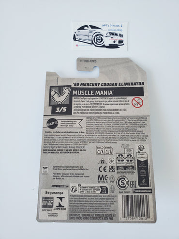 2024 Hot Wheels '69 Mercury Cougar Eliminator #171 International Card