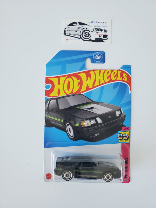 2023 Hot Wheels '84 Mustang SVO #25 Black