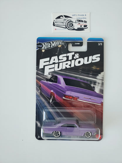 2024 Hot Wheels Fast and Furious 1966 Chevy Impala Silver Series