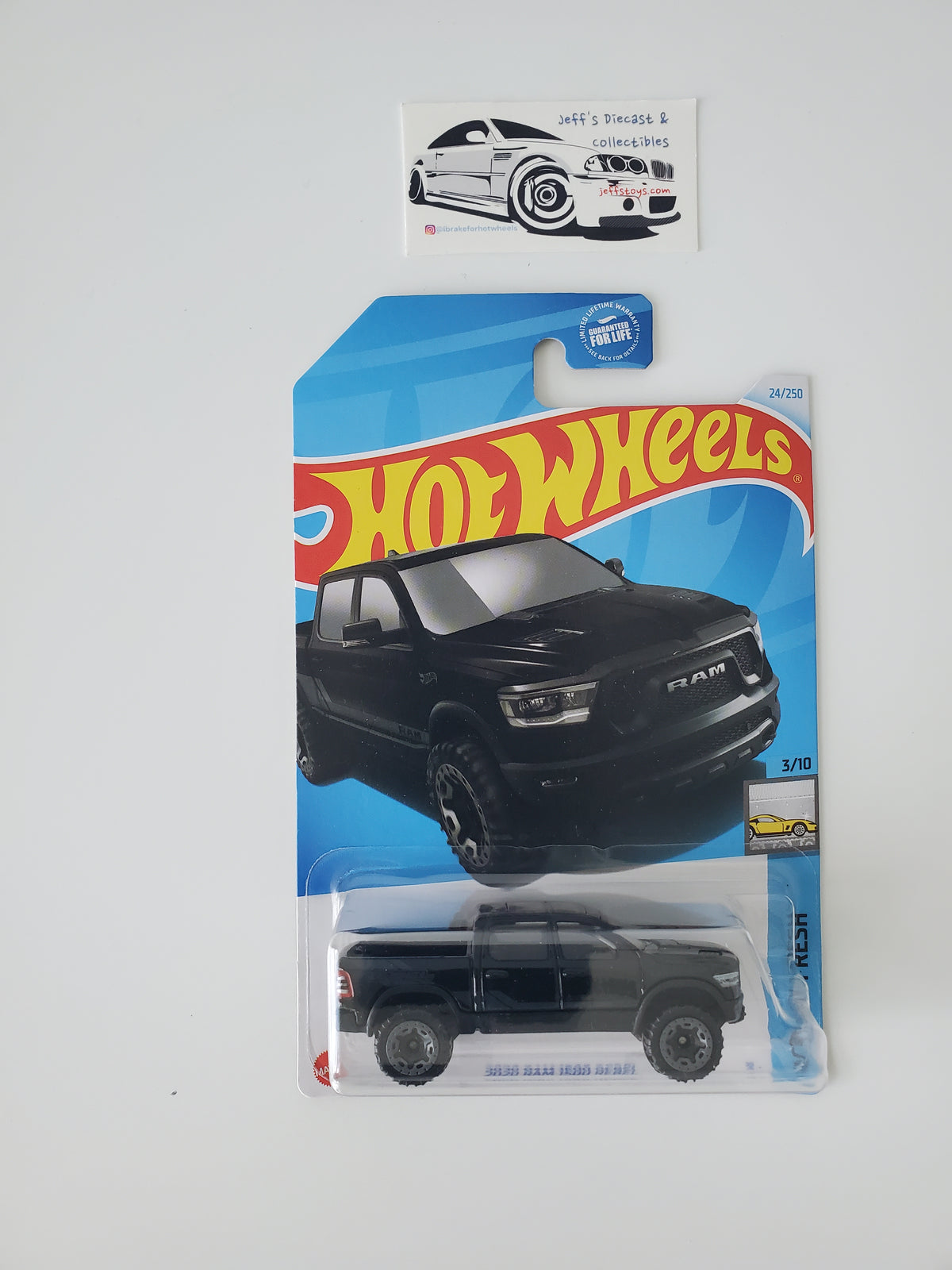 2024 Hot Wheels 2020 Ram 1500 Rebel #24 Black
