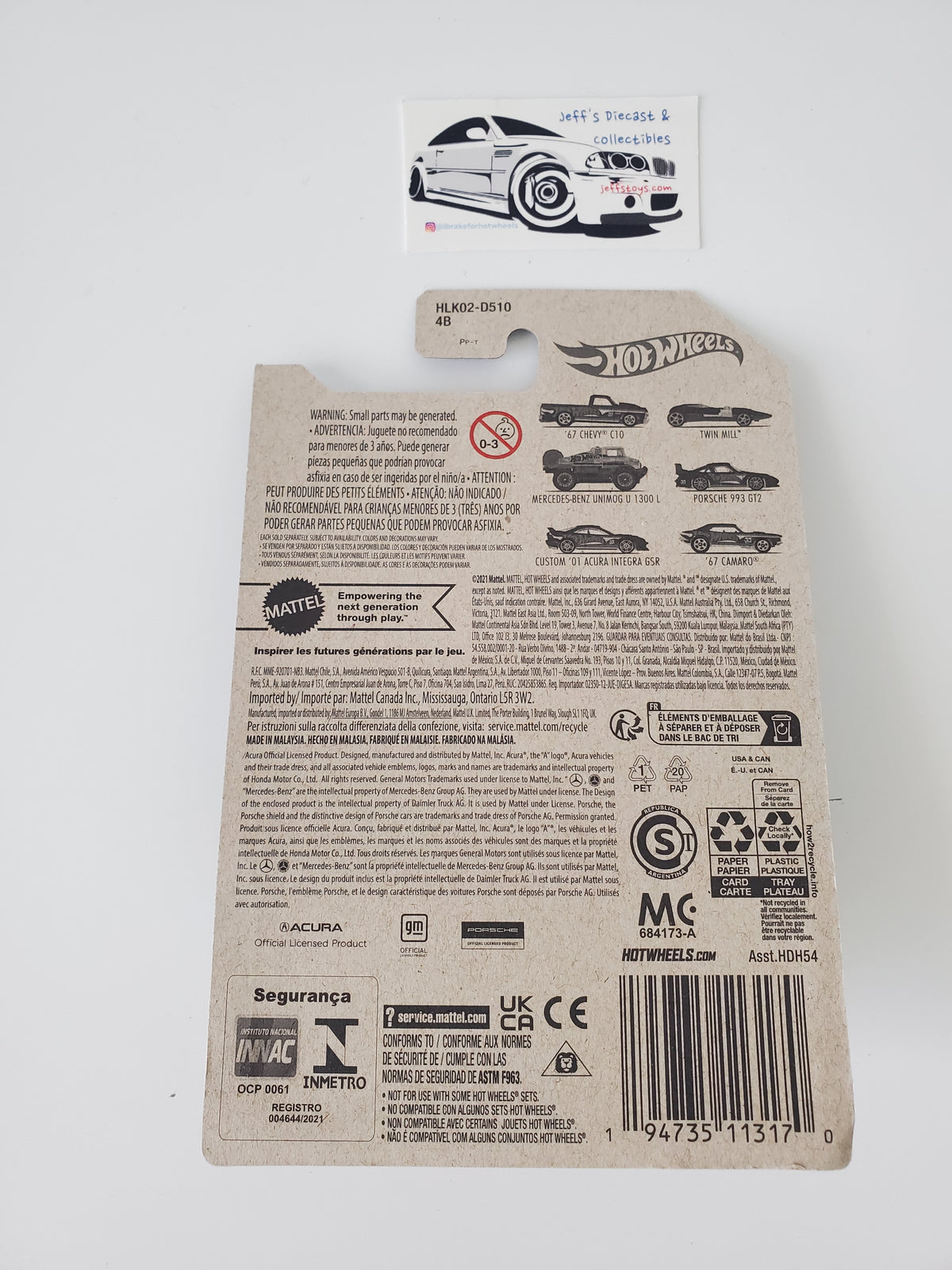 2023 Hot Wheels '67 Chevy C10 55th Anniversary
