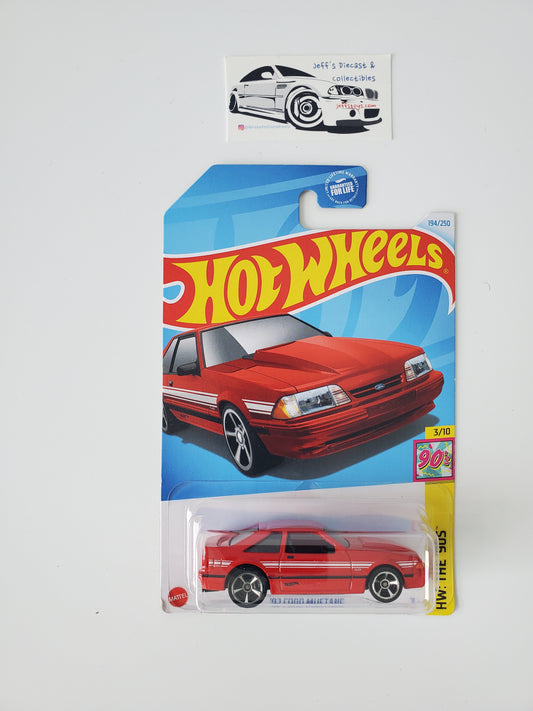 2023 Hot Wheels '92 Ford Mustang #194