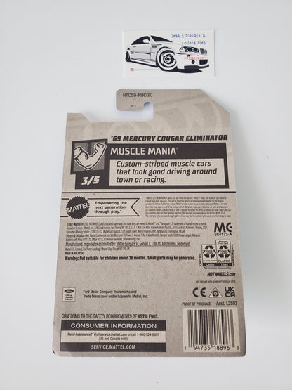 2023 Hot Wheels '69 Mercury Cougar Eliminator #171