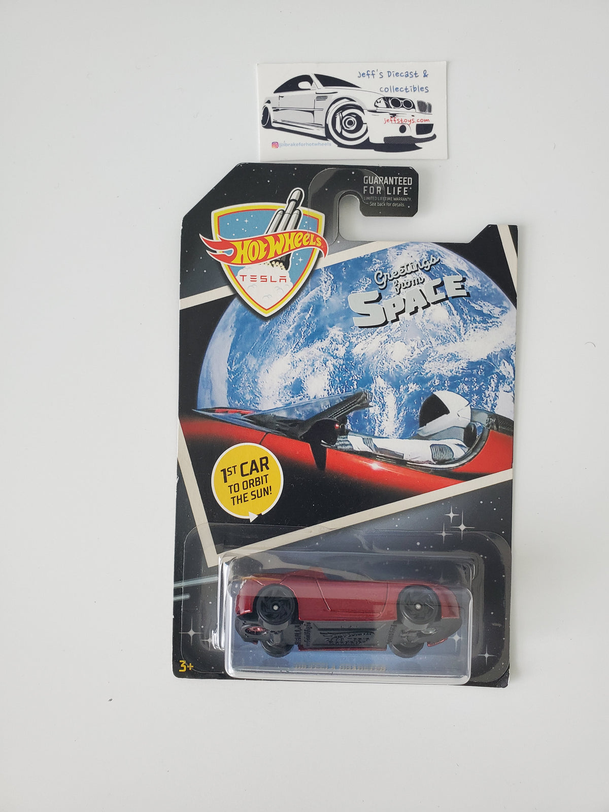 2019 Hot Wheels '08 Tesla Roadster Greetings from Space