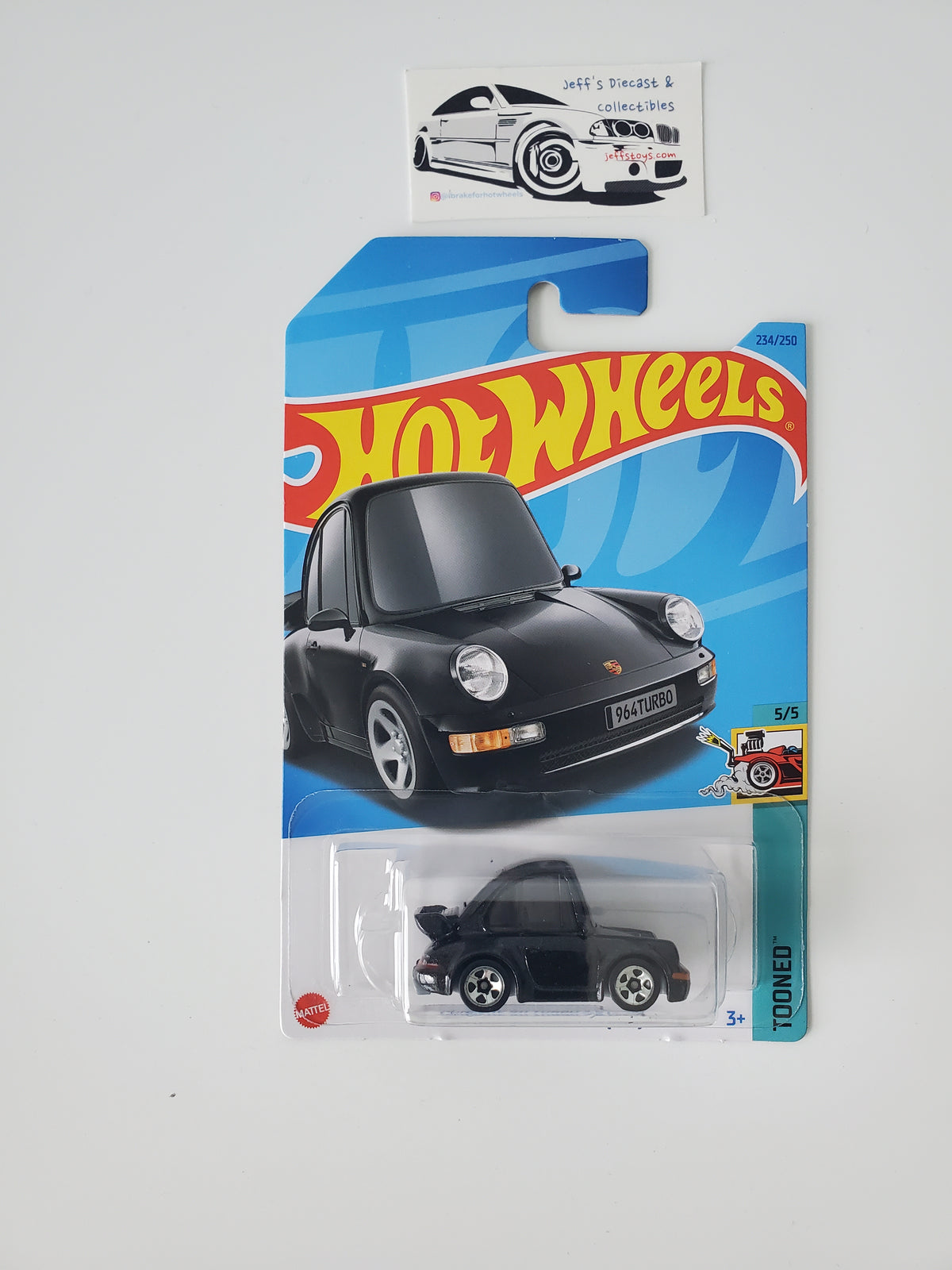 2024 Hot Wheels Porsche 911 Turbo 3.6 #234 International Card