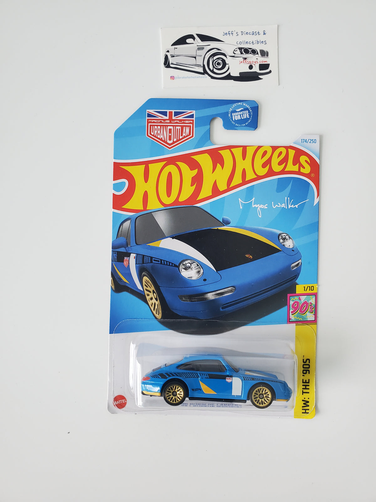 2024 Hot Wheels Porsche '96 Porsche Carrera #174 Blue