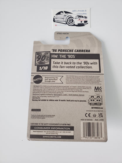 2024 Hot Wheels Porsche '96 Porsche Carrera #174 Blue