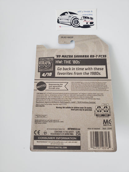 2023 Hot Wheels '89 Mazda Savanna RX-7 FC3S #51