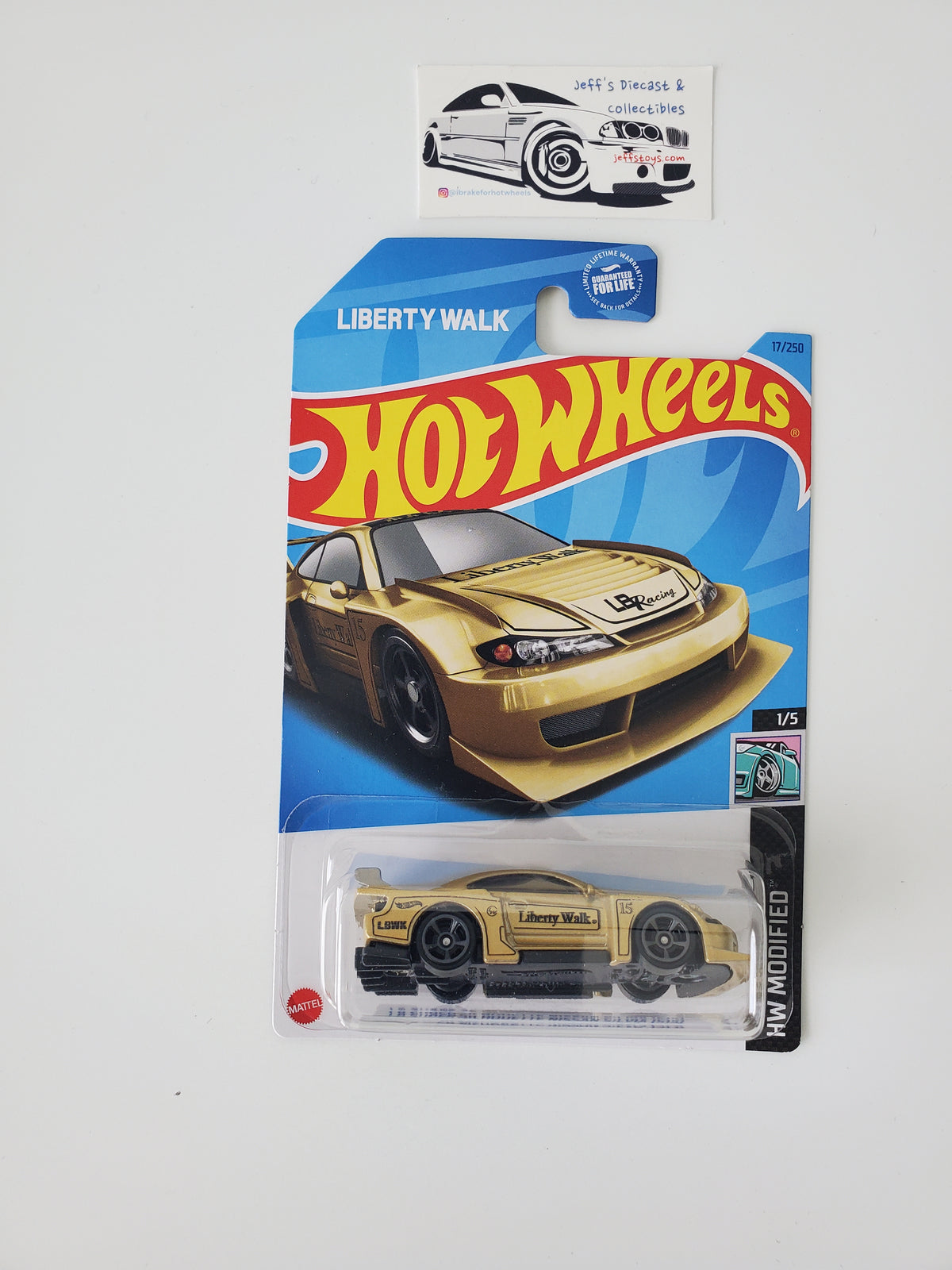 2023 Hot Wheels LB Super Silhouette Nissan Silvia S15 #17 Gold