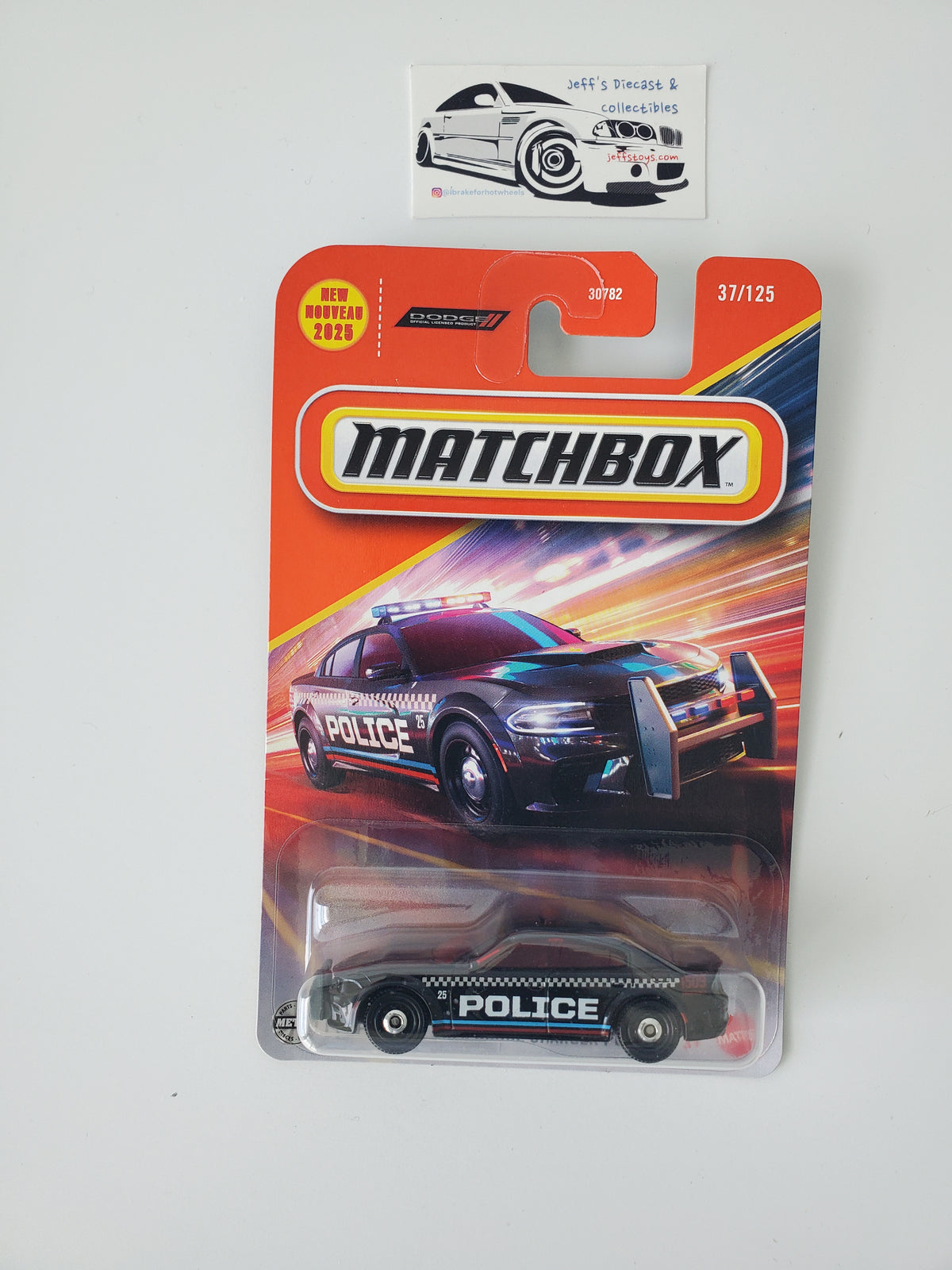 2025 Matchbox 2023 Dodge Charger Pursuit #37