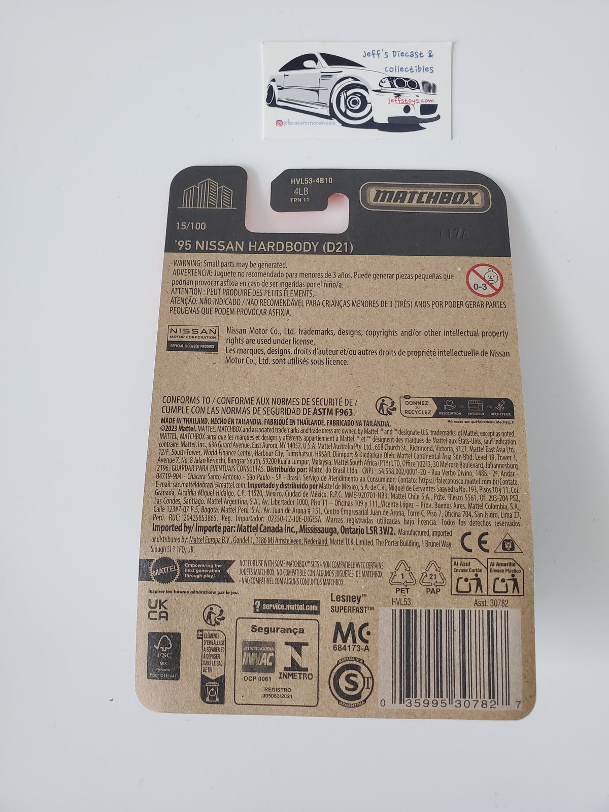 2024 Matchbox '95 Nissan Hardbody #15