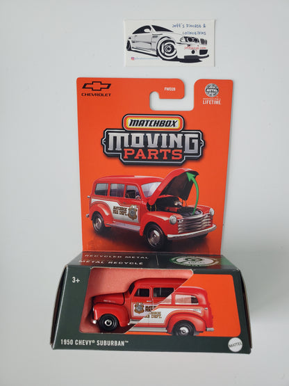 2025 Matchbox Moving Parts 1950 Chevy Suburban Fire Truck